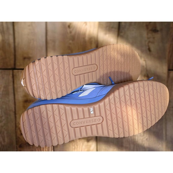 Converse All Star Low Top Sneakers Blue Suede Athletic Shoes Men's 9 Women 10.5 - Picture 2 of 4